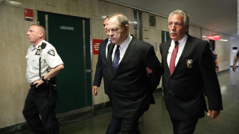 Harvey Weinstein acude a una audiencia por acoso sexual en Nueva York