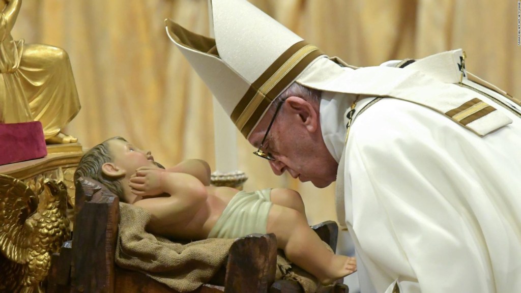 Misa del papa Francisco en Nochebuena desde el Vaticano