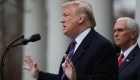 Trump sugiere usar acero para construir el muro fronterizo