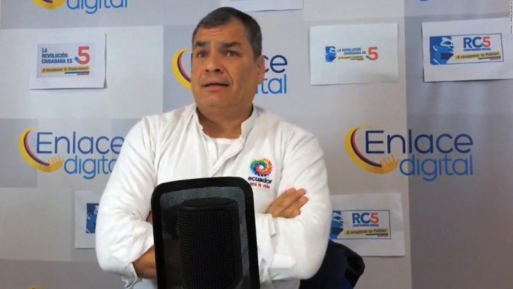Rafael Correa: No estoy fugitivo, sigo en Bélgica