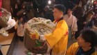 Japón: 5 mil hombres compiten para ser "el más afortunado de año nuevo"