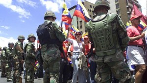 Acordonan un destacamento de la Guardia Nacional en Caracas