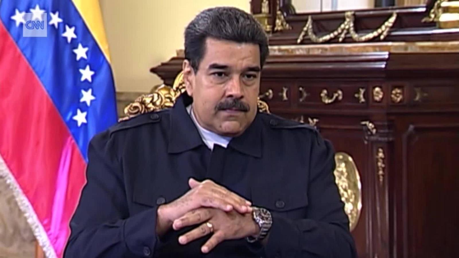 Maduro culpa a EE.UU. de "golpe de Estado" en Venezuela Video CNN