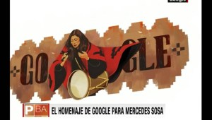 El homenaje de Google a Mercedes Sosa