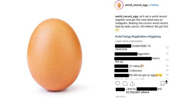 El famoso huevo de Instagram tiene un mensaje secreto