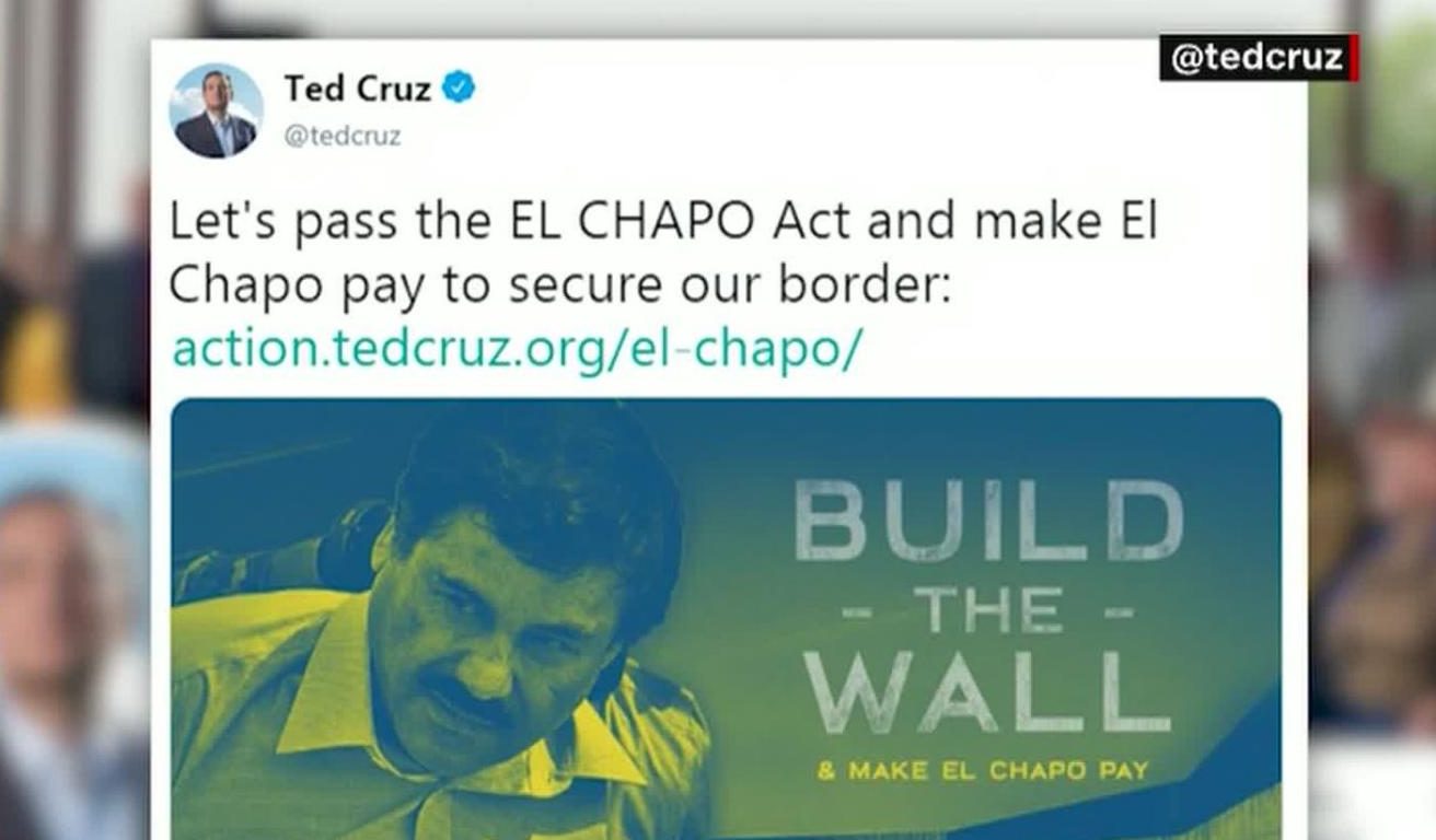 Ted Cruz Sugirió Que El Chapo Guzmán Pague El Muro Fronterizo Video Cnn 6862