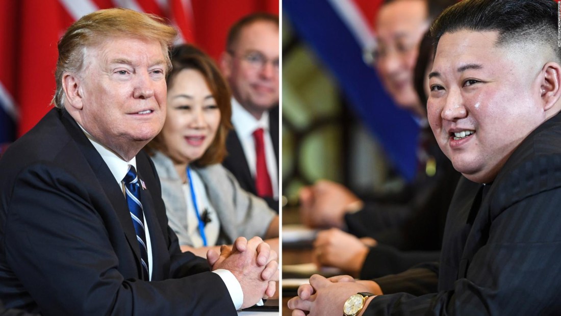 Trump y Kim muestran optimismo en último día en Vietnam