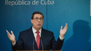El canciller de Cuba, Bruno Rodríguez, aseguró que Estados Unidos no invitó a su país a la Cumbre de las Américas