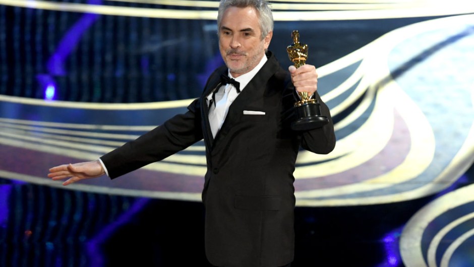 HOLLYWOOD, CALIFORNIA - FEBRUARY 24: Alfonso Cuaron accepts the Cinematography award for 'Roma' onstage during the 91st Annual Academy Awards at Dolby Theatre on February 24, 2019 in Hollywood, California. (Photo by Kevin Winter/Getty Images)