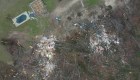 La destrucción en Alabama, desde un dron