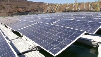 La primera granja solar flotante de Chile