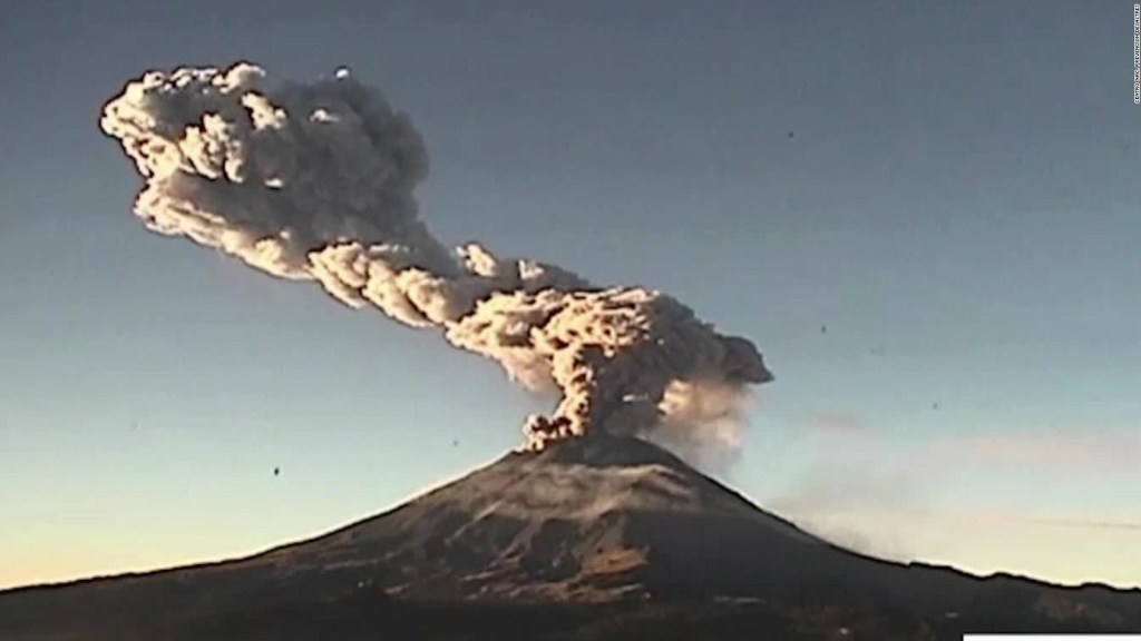 Alerta por explosión en el Popocatépetl