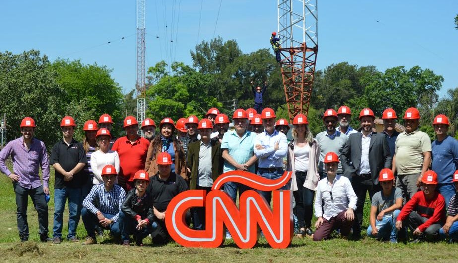 Parte del equipo de CNN Radio Argentina.