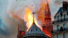 El incendio que destruye Notre Dame