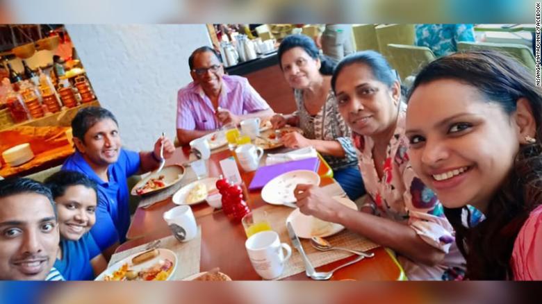 #News: TV chef and daughter killed in Sri Lanka explosion Television chef Shantha Mayadunne and her daughter Nisanga Mayadunne were killed in the explosion at the Shangri-La Hotel, Colombo on Sunday according to two immediate family members. From CNN??s Angus Watson in Hong Kong SSA/Ram Ramgopal