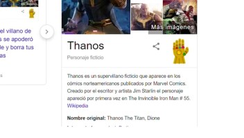 Google y su tributo a Thanos