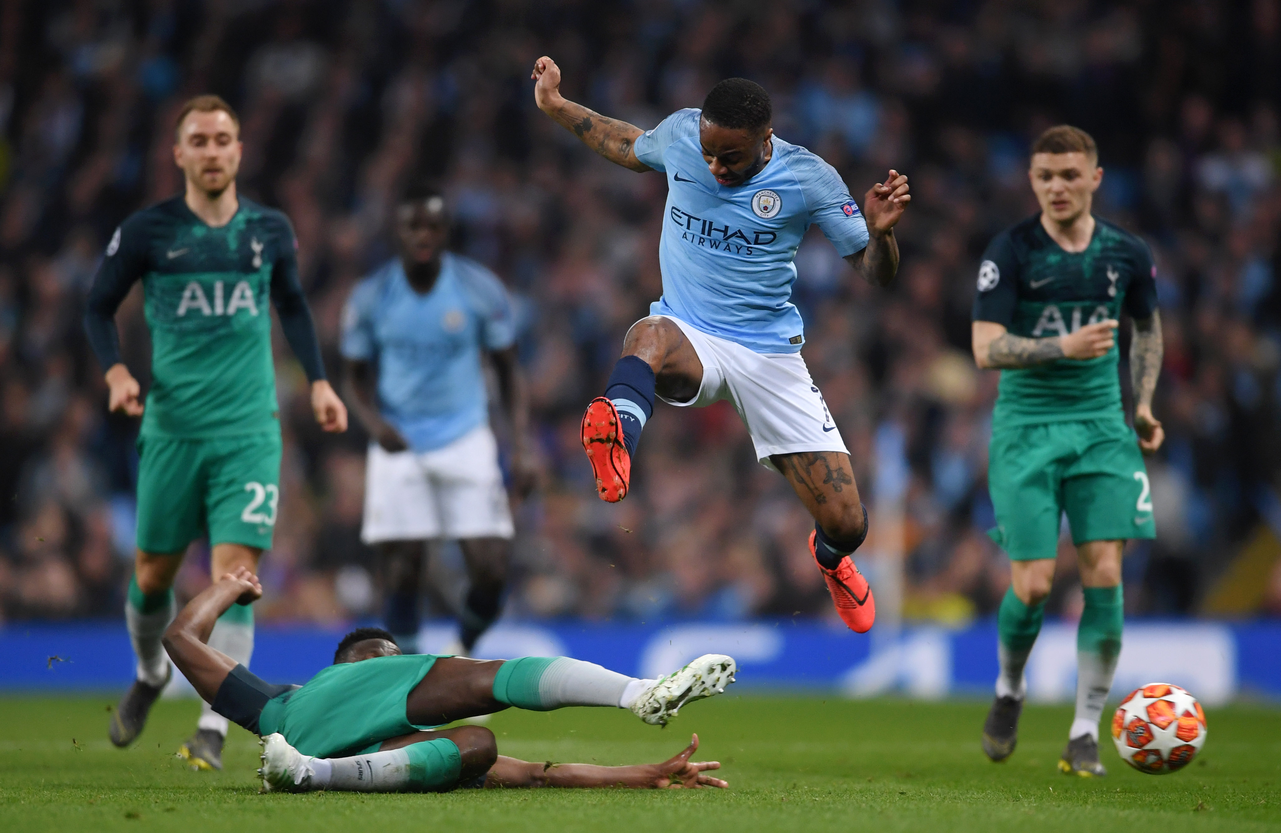 Manchester City V Tottenham Hotspur Uefa Champions League Quarter