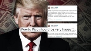 Trump: Puerto Rico debería estar contento con ayuda