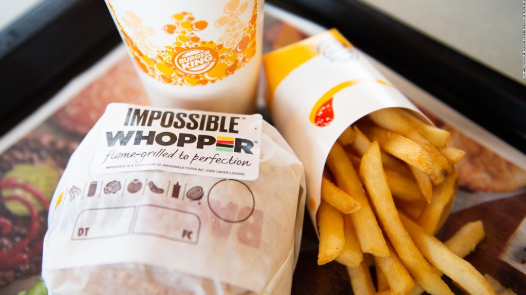 Impossible Foods comienza bien con Burger King