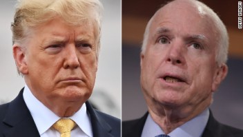 Trump insiste: "No soy admirador de John McCain"