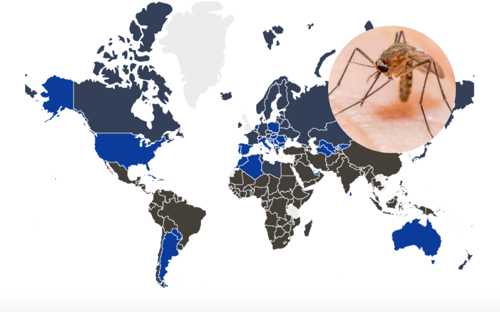 Mapa países libres de malaria