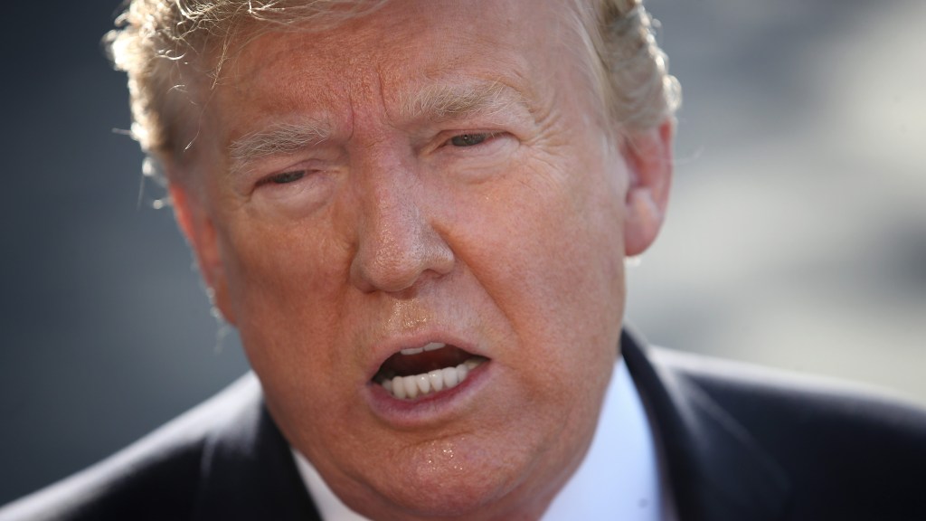 El presidente de los Estados Unidos, Donald Trump, en la Casa Blanca el 30 de mayo de 2019. Crédito: Win McNamee / Getty Images
