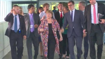 Así fue la llegada de Michelle Bachelet a Venezuela