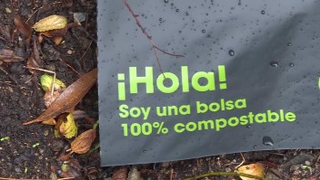 Esta bolsa no contamina y se convierte en compost