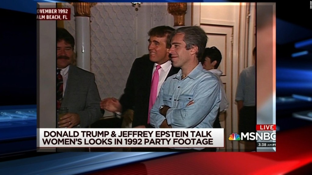 Trump y Epstein estuvieron juntos en una fiesta en 1992