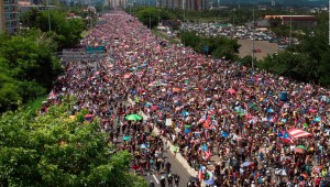 Las protestas masivas en Puerto Rico vistas con un dron