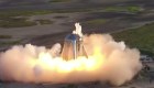 Nave de SpaceX queda envuelta en llamas