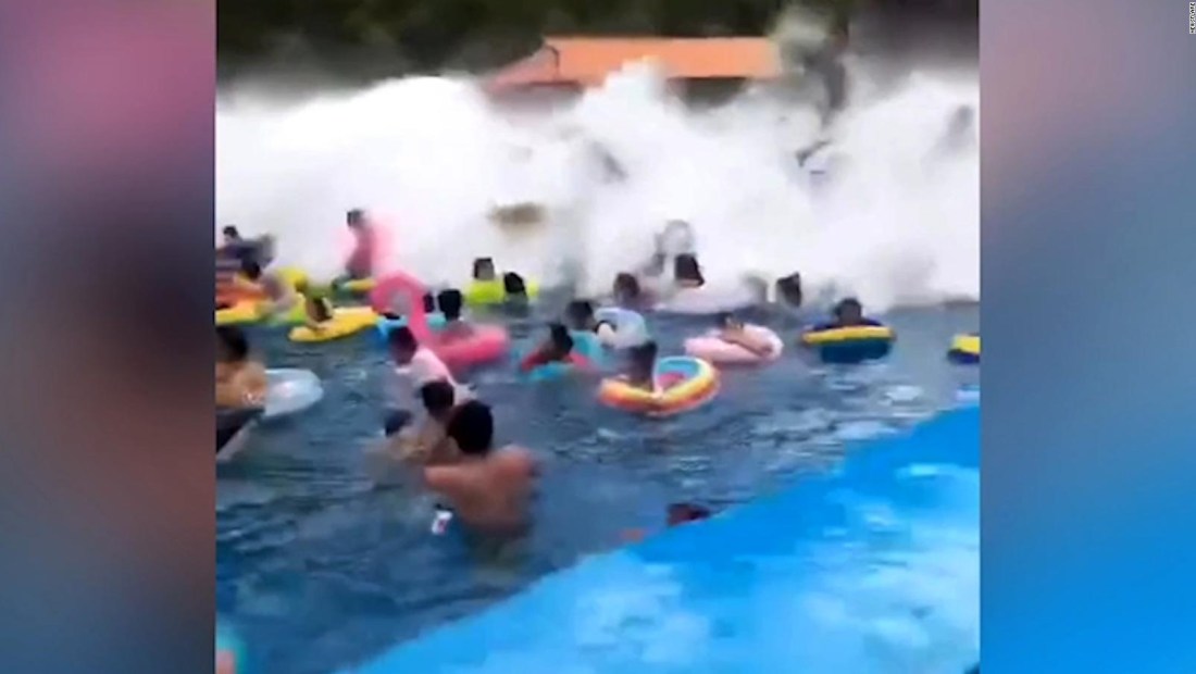 Un "tsunami" accidental en una piscina deja 44 heridos