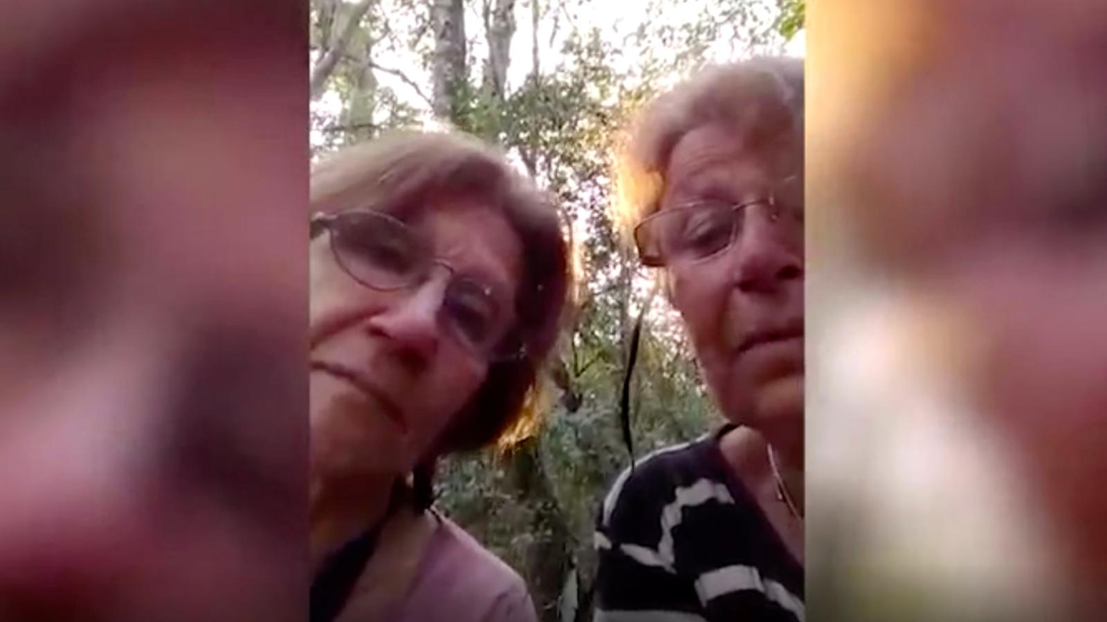 Dos jubiladas se perdieron en la selva y grabaron un video viral