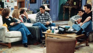 FRIENDS -- "The One After the Superbowl" (Part 1) Episode 12 -- Pictured: (l-r) Matt LeBlanc as Joey Tribbiani, Karman Kruschke as Coma Woman, Roark Critchlow as The Doctor -- Photo by: Brian D. McLaughlin/NBCU Photo Bank