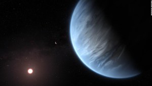 Detectan agua e exoplaneta