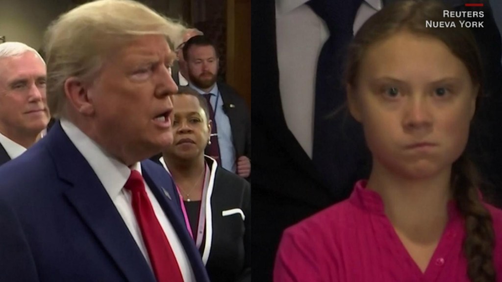 Greta Thunberg le responde a Donald Trump