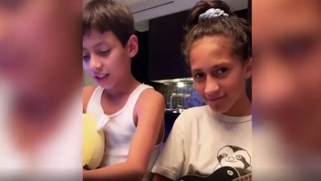 Los hijos de Jennifer Lopez y Marc Anthony se vuelven virales