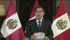 Vizcarra anuncia que disuelve el Congreso de Perú
