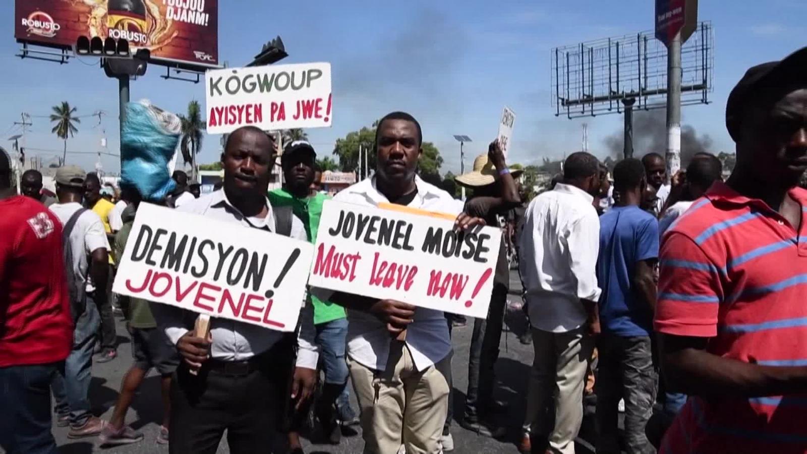 Protestas masivas en Haití: reclaman la renuncia del presidente | Video |  CNN