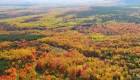 Los colores del otoño boreal cubren a The Forks, en Maine