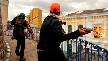 Protestas y toque de queda en Ecuador