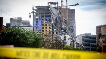 Se derrumba hotel en construcción en Nueva Orleans