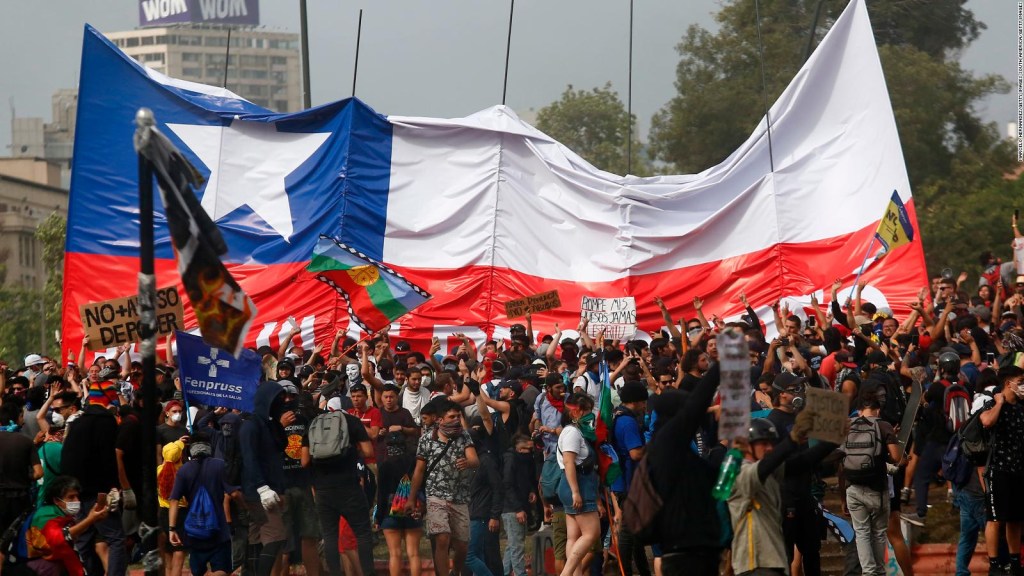 Niño muerto en las protestas en Chile