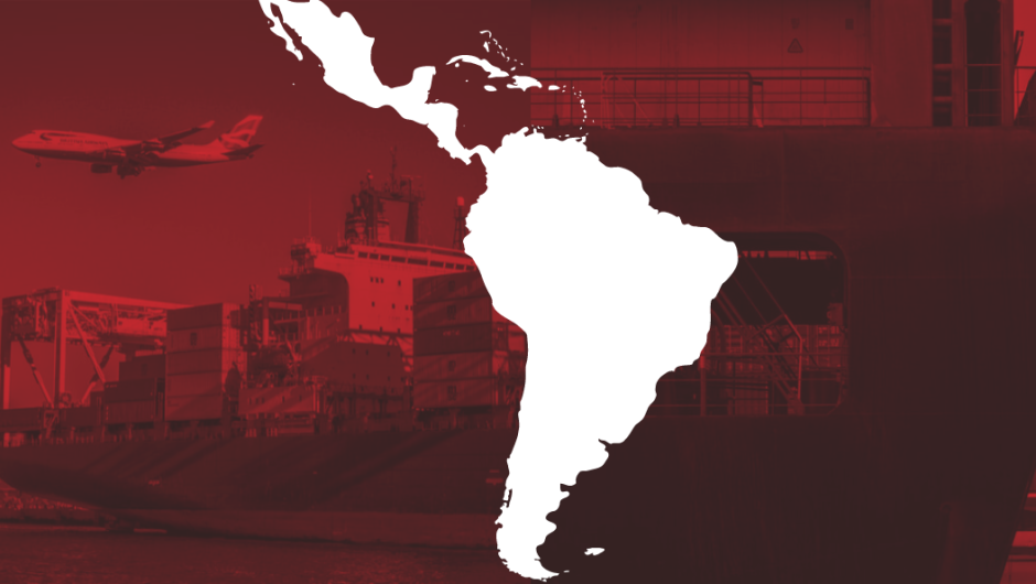 america latina comercio mapa