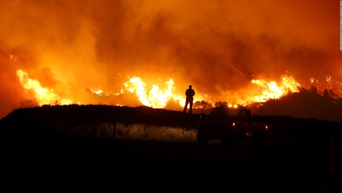 Así es el infierno por los incendios en California