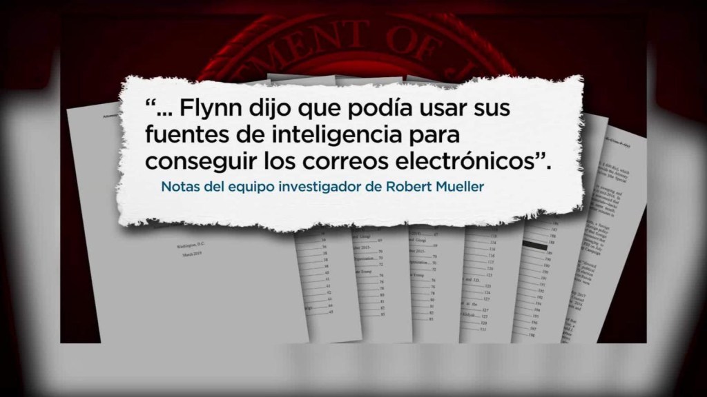 Conoce los apuntes de la investigación de Robert Mueller