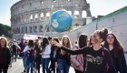 Escuelas italianas emprenden el cambio climático