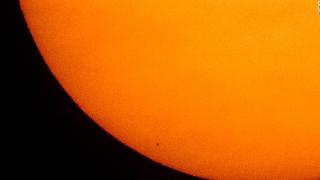 Así pasó Mercurio frente al Sol