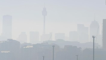 Sydney cubierta por humo de incendios forestales