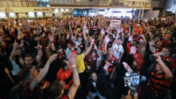 Copa Libertadores: la despedida multitudinaria de Flamengo en Río de Janeiro